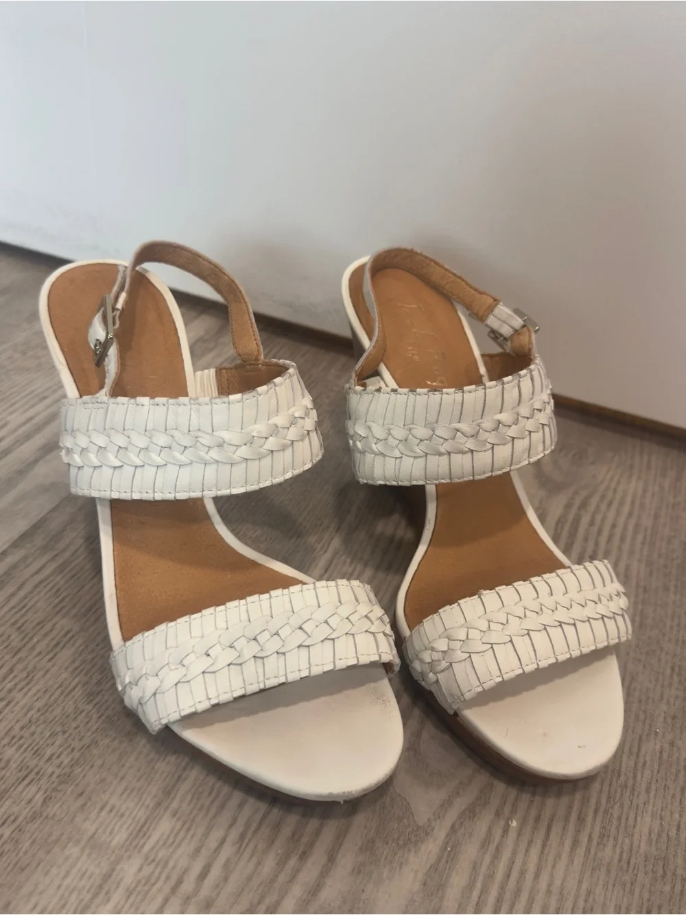 Jack Rogers White Women's Heeled Sandals